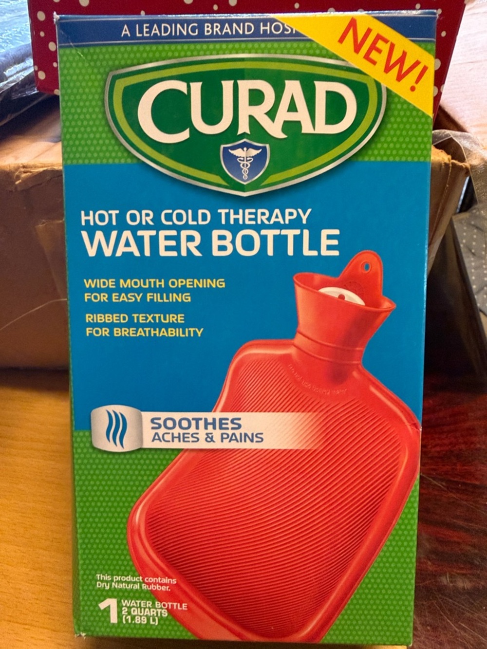 Red Hot or Cold Therapy Water Bottle